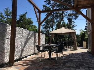 Patio nebo venkovní prostory v ubytování Centrum Apartman