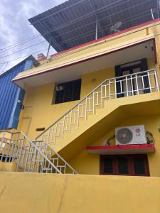 Balkón nebo terasa v ubytování Ram Sethu Home Stay