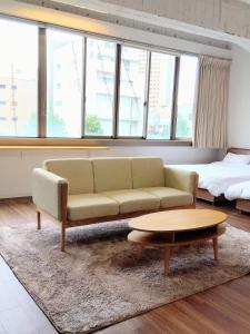 Posezení v ubytování キュリナリーBed and Art