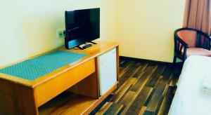 TV a/nebo společenská místnost v ubytování Global Hotel Labuan + 39 fotografií