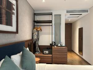 Χώρος καθιστικού στο Tes Haus Phu Yen