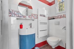 Koupelna v ubytování La vue des Anges