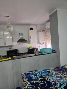 Η κουζίνα ή μικρή κουζίνα στο Appartement proche de la mer