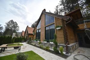 Bygningen som resortet ligger i