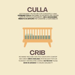 a vector illustration of a c crib icon with text at ComeCasa Langhe Garden House-Pace e Panorama a Benevello in Benevello