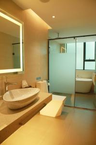 Ένα μπάνιο στο Lavande Hotel Changsha Dong Tang