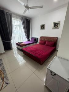 Χώρος καθιστικού στο D'Royale NH Homestay Kompleks Mutiara Gua Musang