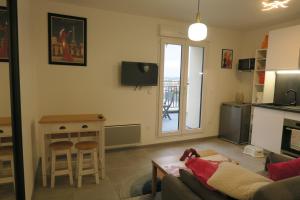 TV a/nebo společenská místnost v ubytování Appartement Cosy & Chaleureux