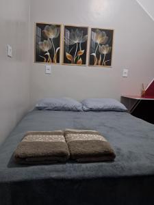 Postel nebo postele na pokoji v ubytování Quarto 2 aeroporto