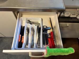 Η κουζίνα ή μικρή κουζίνα στο Sunny Heights Oyama - Vacation STAY 19827