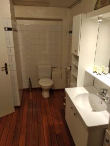 Koupelna v ubytování Modern half-basement 1BR near Montgomery & VUB