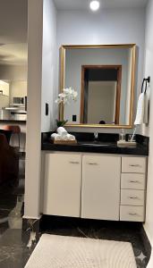 Kuchyň nebo kuchyňský kout v ubytování Designer apartment in Caldas Novas Thermas Dos Bandeirantes next to Singapura shopping centre