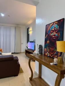 Μια τηλεόραση ή/και κέντρο ψυχαγωγίας στο Elles Residence -Sweet & Serene +2 φωτογραφίες