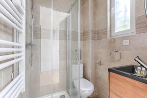 Et badeværelse på Cosy Studio Cité Pilleux