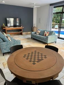 Et opholdsområde på Apto Riviera Piscina Aquecida