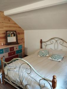 Postel nebo postele na pokoji v ubytování Pause détente