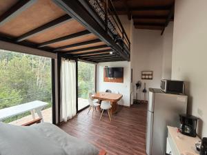 Giường trong phòng chung tại Patagonialiv