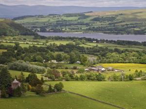 ウォーターミロックにある1 Bed in Ullswater 94064の緑地・湖上空