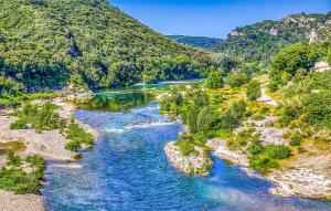 Naturlandskabet i nærheden af lejligheden