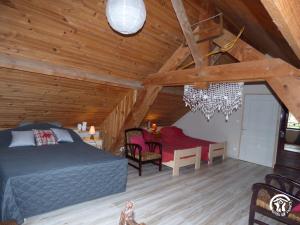 Χώρος καθιστικού στο Le gîte du Causse