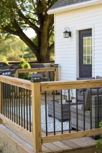 Balkón nebo terasa v ubytování The Horse Carriage 2 Miles From Foxwoods Casino