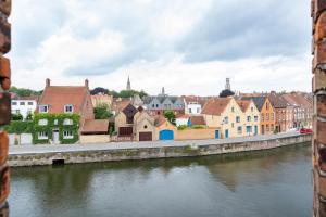 Výhled na řeku, která protéká v blízkosti penzionu