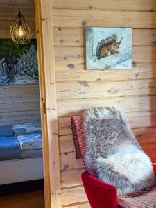 Χώρος καθιστικού στο Riverside cottage