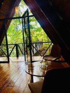 Balkón nebo terasa v ubytování Alto's Green Lodge