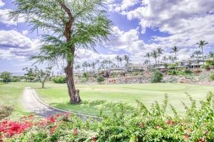 a tree in the middle of a golf course at Wailea Grand Champions 87 in Wailea