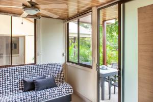 Χώρος καθιστικού στο Nosara Beach Cabins