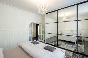 Ένα ή περισσότερα κρεβάτια σε δωμάτιο στο House with Garden Elisa