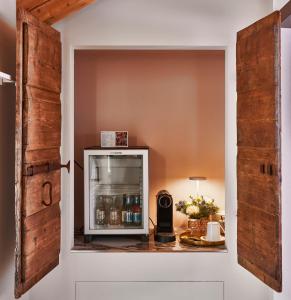 Kuchyň nebo kuchyňský kout v ubytování Corte degli OstiNati