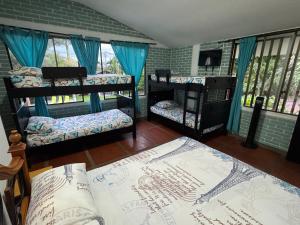 Voodi või voodid majutusasutuse Hospedaje Avitor toas +27 fotot