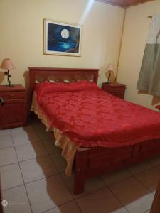 Ένα ή περισσότερα κρεβάτια σε δωμάτιο στο La Casita