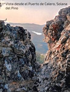 a view from the side of a rocky mountain at ALOJAMIENTO TURISTICO LAS SOLANERAS in Solana del Pino