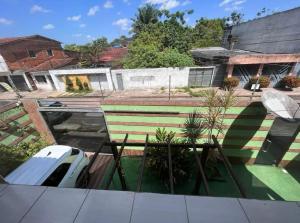 Bygningen som feriehuset ligger i