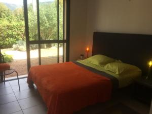 Postel nebo postele na pokoji v ubytování villa standing piscine chauffée privée