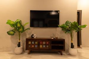 Μια τηλεόραση ή/και κέντρο ψυχαγωγίας στο Annapurna Home