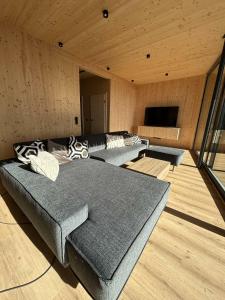 Χώρος καθιστικού στο Ferienhaus Mayka