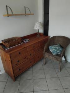 Χώρος καθιστικού στο Le gîte de Christine