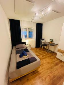 Katil atau katil-katil dalam bilik di Alte Zimmerei