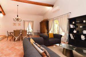 Et opholdsområde på Les Dentelles