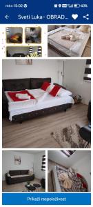 Postel nebo postele na pokoji v ubytování Kuca za odmor SVETI LUKA SIMANOVCI