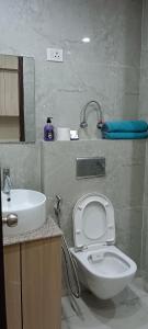 Et badeværelse på Orchid suites