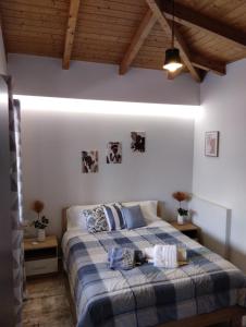 Postel nebo postele na pokoji v ubytování Detached house in Patras