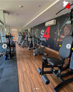 Γυμναστήριο ή/και όργανα γυμναστικής στο S4 Hotel Águas Claras