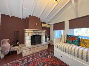 En eller flere senge i et værelse på Bosphorus Villa Arnavutköy 5BR for 12 Guests