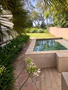 ソトグランデにあるPatio Room Sotograndeの庭園中の小さなプール