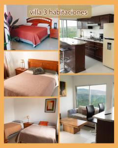 Kuchyň nebo kuchyňský kout v ubytování Terraza Lotelazo