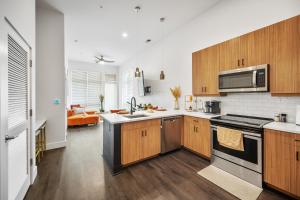 Køkken eller tekøkken på The Glass Loft Midtown